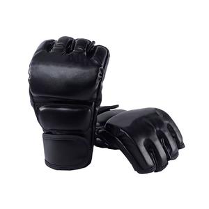 MMA Fighting Training Thai Demi Doigt Vente à Chaud Bonne Qualité Arts Martiaux Professionnels Personnalisés Adultes Sparring - Product Image 1
