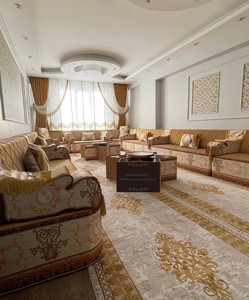 Juego de muebles de sala de estar tradicional marroquí Majlis árabe, 40cm de altura para sentarse, incluye sofá, Alfombra de lana, mesa para uso doméstico - Product Image 2