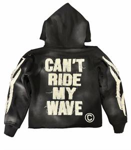 Sweat-shirts surdimensionnés 100 % coton épais pour hommes et femmes, logo personnalisé, polaire de haute qualité, séchage rapide, respirant, broderie épaisse - Product Image 3