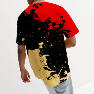 Camiseta de algodón transpirable y ecológica de corte regular, estilo urbano, con logo personalizado, multicolor, para hombre, tallas grandes y altas. - Product Image 4