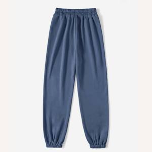 Pantalones de chándal con cordón de Color sólido para mujer, pantalones de chándal para correr a la venta, forro polar de algodón 100%, precio barato, servicio OEM de alta calidad - Product Image 4