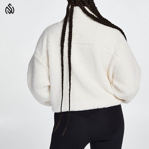 Chaquetas de moda Chaqueta de lana para exteriores para mujer Nueva llegada Diseño personalizado Chaqueta de lana polar Sherpa transpirable - Product Image 3