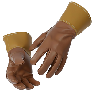Gants de soudage TIG industriels de qualité supérieure, gants de soudage MIG, cuir de vache, résistants à la chaleur, gants de sécurité incendie - Product Image 1