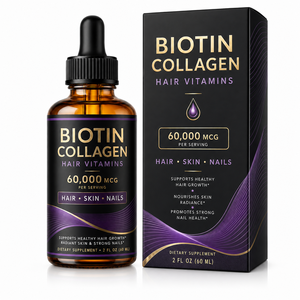 Péptidos de Colágeno Hidrolizado Líquido a Granel con Biotina y Vitamina C, Gluconato de Zinc Biodisponible, para Belleza y Bienestar Diario - Product Image 1