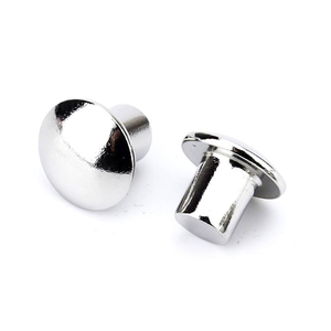 Rivet rond en aluminium de 12 mm de long, poli, pour ustensiles de cuisine - Product Image 1