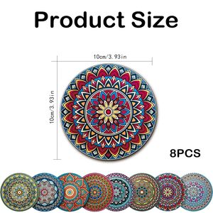 Juego de posavasos de madera de alta resistencia, creado para ofrecer un diseño elegante y una protección duradera de la superficie diariamente. - Product Image 1