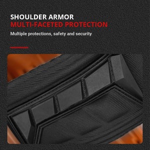 เสื้อแจ็คเก็ตมอเตอร์ไซค์เกราะป้องกันได้มาตรฐาน CE, เสื้อแจ็คเก็ตมอเตอร์ไซค์สำหรับแข่งรถมืออาชีพพร้อมแผ่นเกราะป้องกันไหล่ ข้อศอก และหลัง - Product Image 4