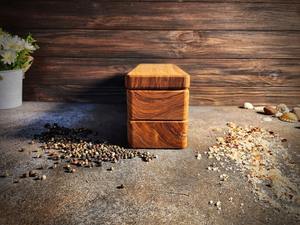 Organisateur d'épices en bois de grande capacité avec plusieurs étagères pour les services de cuisine et de restauration - Product Image 5