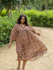 Confortable fête quotidienne décontracté col en v longueur au genou Style Sexy nouveau Style de mode imprimé fleuri personnalisé grande taille robe pour femmes - Product Image 2