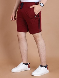 Bermuda noir classique de haute qualité pour hommes confortable taille élastique solide polyvalent tenue décontracté pour temps chaud en plein air - Product Image 4