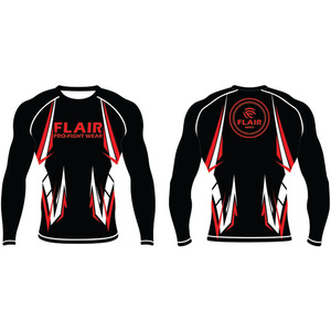 Personalizado Durable Nylon BJJ Rash Guard Larga Protección UV Anti-UV Compresión Camisa Transpirable y Cómodo - Product Image 1