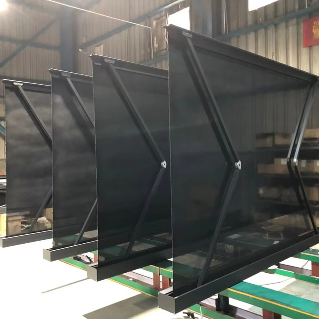110-Inch Electric Projector Screen with 4K Laser UST Cbsp Alr Projection for Home Cinema New Rising Floor Projector Screen