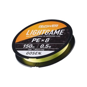 Ligne de pêche GOSEN ANSWER Light Game PEx8 30m (Modèle : 0.3/0.4/0.5) - Product Image 2