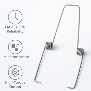 Высококачественная пружина кручения из углеродистой стали на заказ, спиральная, из прямоугольной проволоки, прочная, для малых промышленных нужд - Product Image 2