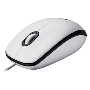 เมาส์คอนซูเมอร์ M SERIES M100 แบบมีสาย สีขาว 910 006764 - Product Image 1