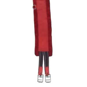 Sangle rembourrée en fourrure de vison avec élastique robuste et quincaillerie en acier inoxydable | Sangle de cheval durable et confortable à prix abordable - Product Image 1