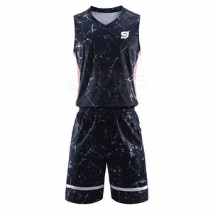 Dernier style, nouveau design, ensembles d'uniformes de basket-ball sans manches, grande taille, respirant, léger, écologique - Product Image 1