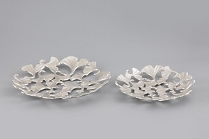 ถาดเสิร์ฟอลูมิเนียมสีเงิน ดีไซน์โดดเด่น สวยงาม หรูหรา สำหรับตกแต่ง - Product Image 3
