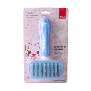 Peigne à visage lunaire en acier inoxydable avec logo personnalisé OEM Outil de toilettage écologique pour chiens et chats pour le massage des animaux domestiques - Product Image 3