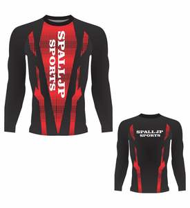 Rashguard de Bjj al por Mayor, Personalizado con Sublimación, Manga Larga, Ajustado, para Entrenamiento, con Logotipo Personalizado, Rashguard para Hombre - Product Image 1