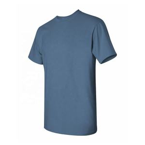 Nouveau T-shirt à manches courtes pour hommes en coton/polyester épais de 5.3 oz 220g avec impression de logo personnalisé de haute qualité - Product Image 3