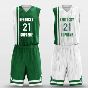 Vente en gros de vêtements de sport 100% polyester pour hommes, maillot de basket-ball et short à séchage rapide personnalisés, uniformes de basket-ball réversibles - Product Image 5