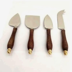 New Look <b>Marble</b> Flat Design Handle Modern Style Stainless Steel Silver Plated Cheese Slicer <b>Dinner</b> Silverware Cheese Spreader - Product Image 3