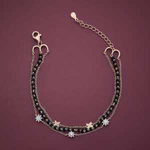 92.5 Silver <b>Bracelet</b> 157414 Star Shape Design Gift for Any Occasion - Product Image 1