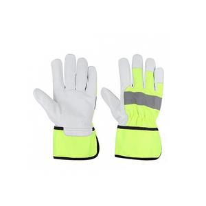 Guantes de aparejo canadienses de cuero 2024 con guantes antideslizantes a prueba de fuego con características de calor con guantes de construcción de Pakistán - Product Image 3