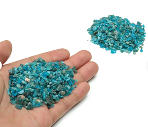Meilleure qualité Offre Spéciale en vrac naturel bleu apatite puces puces de pierres précieuses cristal semi dégringolé puces cristal en vrac - Product Image 2