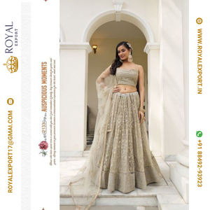 Royal Export Surat Nouvelle Collection Lehenga Traditionnelle Belle Conception Séquence Travail Robe Mariages Fêtes Disponibles - Product Image 4