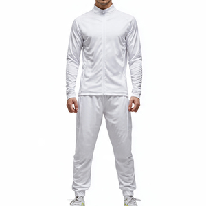Veste d'entraînement sportive à fermeture éclair OEM, pantalon de football, vêtements de sport, survêtement de football pour hommes - Product Image 1
