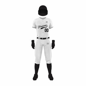 Uniformes de baseball de conception unique fabriqués en usine uniformes de baseball imprimés de logo personnalisé pour unisexe - Product Image 2
