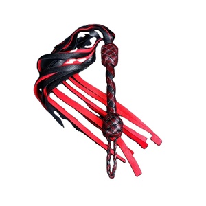 แส้หนังทำมือแบบกำหนดเอง รุ่นใหม่ล่าสุด อุปกรณ์บอนด์เดจสำหรับผู้ใหญ่ มาตรฐานสากล พร้อมกระเป๋า - Product Image 2