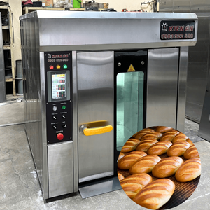 เตาอบแบบหมุน6ถาดพร้อมล้อลากด้านบนใช้ในโรงแรมเตาอบไอน้ำน้ำหนัก600กก. เตาอบเชิงพาณิชย์ผลิตในเวียดนาม - Product Image 1