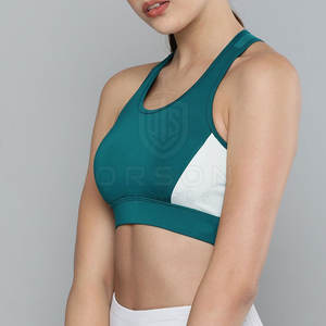 Soutien-gorge de sport à séchage rapide de haute qualité pour femmes respirant Spandex Polyester Active Wear fabriqué au Pakistan - Product Image 3