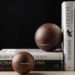 Orbes/boules/sphères décoratifs en bois fabriqués à la main Accents en bois naturel pour bols, centres de table, et affichage de décoration intérieure - Product Image 5