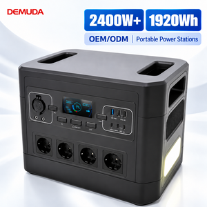 Estación de Energía Portátil DEMUDA 2400W+ 1920Wh, Versiones 110V o 220V, Energía de Respaldo para Camping, RV y Hogar, para Europa y EE. UU. - Product Image 1