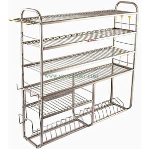 Standard Designer Métal Fer Plaqué Or Cuisine Rack De Stockage Nouvelle Arrivée Grande Taille Légumes et Fruits Présentoir Organisateur Racks - Product Image 6