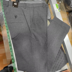 Printemps automne hommes droit taille haute costume en gros Style britannique pantalon mince froncé réunion formelle pantalons d'affaires Unique - Product Image 1