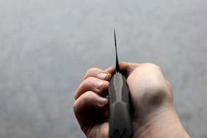 มีดเชฟเหล็กกล้าคาร์บอนสำหรับเชฟปลอกหนังงานประดิษฐ์ด้วยมือใช้งานได้ตามต้องการ - Product Image 6