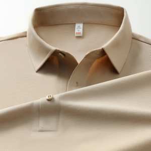 Polo de sport, polo à séchage rapide, haut de sport uni absorbant la transpiration ODM - Product Image 2