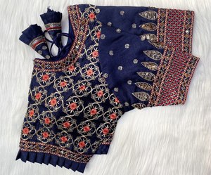 เสื้อเบลาส์สำเร็จรูปแบบดั้งเดิมของอินเดียสวมใส่สบายพร้อมสำหรับเจ้าสาวเสื้อผ้าสไตล์ชนเผ่าดีไซน์เนอร์ชุดสำหรับเจ้าสาว - Product Image 3