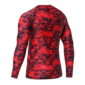 Rashguard personnalisé à sublimation OEM/ODM Fourniture d'usine de spandex/polyester respirant écologique à séchage rapide pour hommes adultes - Product Image 3