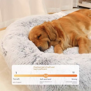 Modernes Extra-Großes Hundebett Warmes Langhaar-Winterbett für Hunde Abnehmbare Waschbare Matratze für Menschen Umweltfreundlicher Karton - Product Image 2