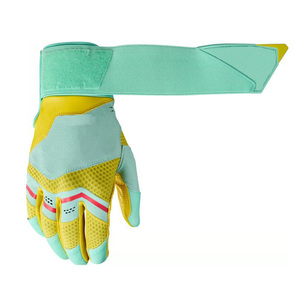 OEM hizmeti özel Logo ayarlanabilir fiyat beyzbol vuruş eldiveni Premium kalite erkekler Polyester/pamuk nefes kanca döngü - Product Image 3