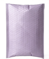 Enveloppe à bulles violette imperméable et antichoc avec fermeture auto-adhésive pour bijoux, cosmétiques, cadeaux, expédition transfrontalière e-commerce