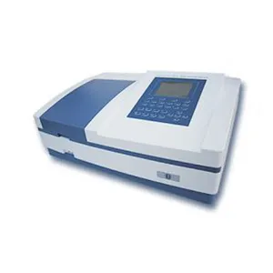 Test Instruments Double Beam UV-VIS Spectrophotometer for Measure Absorbance Versus Wavelength to Detect Color of Sample