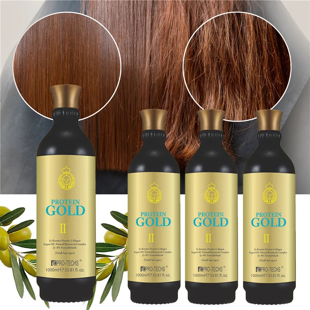 Tùy chỉnh nhãn hiệu riêng Hữu Cơ formaldehyde miễn phí protein Collagen tóc protein keratin nhanh chóng điều trị tóc ép tóc