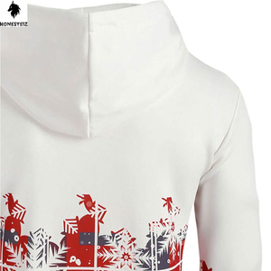 เสื้อมีฮู้ดผ้าซักแบบวินเทจผ้าคอตตอนเนื้อหนาพิมพ์ลายเทอร์รี่เสื้อสเวตเชิ้ตสำหรับผู้ชายปักลายนูนทึบสำหรับฤดูหนาว - Product Image 4